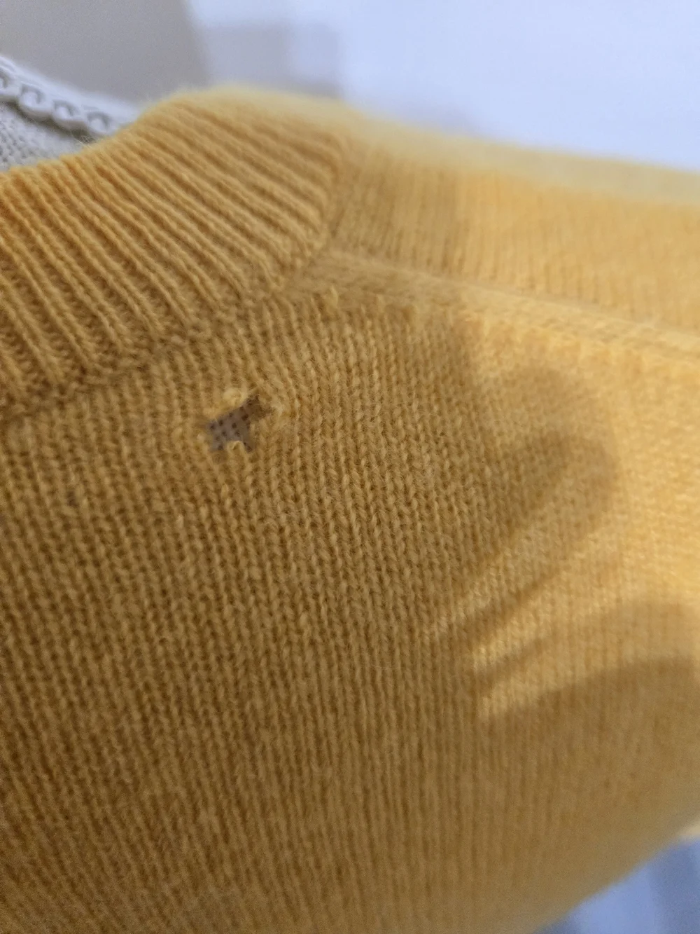 J. Crew Men's Crewneck Sweater in Mustard Yellow